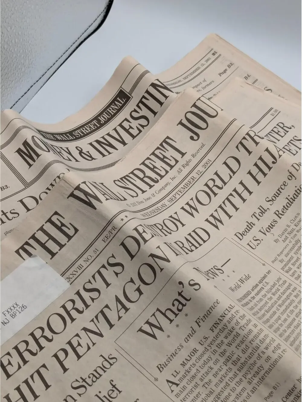Wall Street Journal Sep 12, 2001, 